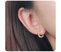 Silver Hoop Earring HO-1505-GP